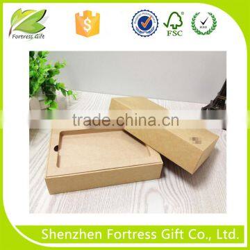 kraft paper phone box,cell phone packaging box