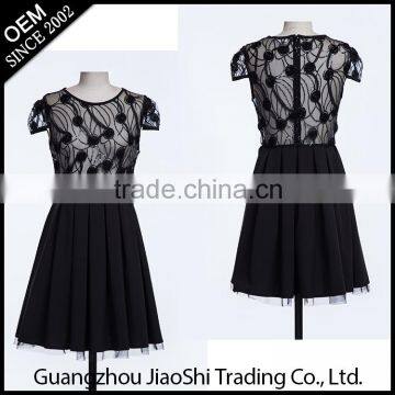 2016 New Arrival Latest Design Fashion Lady Dress Lace Elegant Women Dress