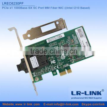 LREC6230PF PCIe x1 1000BASE Desktop Fiber Ethernet Adapter (Intel I210IS Based) photo-2