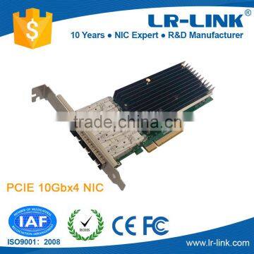 Intel XL710 Chipset PCI-E 3.0 4 SFP+ 10Gbps NIC Compatible XL710-DA4FH