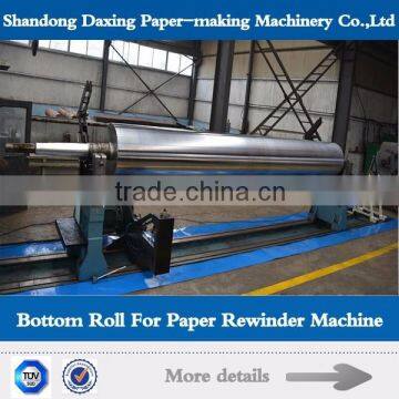 carrier drum bottom roll for slitting and rewinding machine