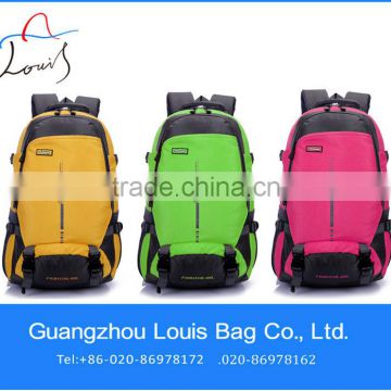 2014 multiple color mountain backpacks waterproof, brand mountain climbing backpack in Guangzhou