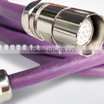 This Multi Bus Cable with PUR outer sheath, moulded socket, and male connector is especially suited for robots.