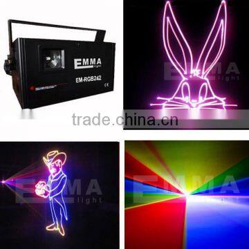 2w RGB full color Scanner Laser Light Projector DJ Laser Stage Lighting Disco UK