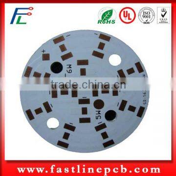 Customized high power led pcb board with round shape