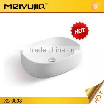 XS-0008 New design middle east single hole ceramic basin