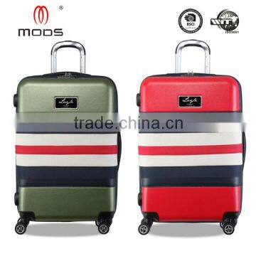 Hybrid abs polycarbonate trolley luggage