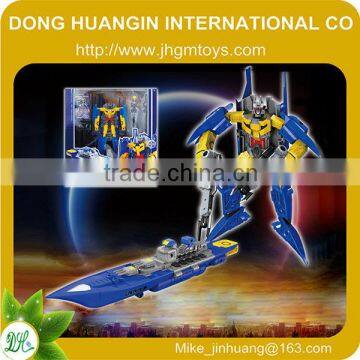 2014 Newest High Quality Transformable Plastic Robot Toys,Educational Robot Toys