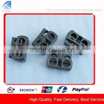 CD6893 Custom Made Quality Metal Cord Stoppers for Bags