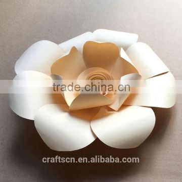 Chinese folk art paper flower backdrop