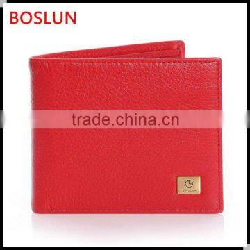 Fashionable top brad leather women leather wallet