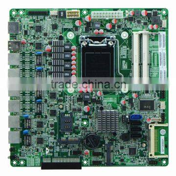 Intel B75 LGA1155 Firewall mainboard mini itx Motherboard with 6 LAN H67SL