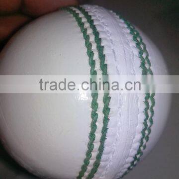 white Leather cricket ball