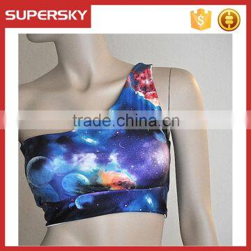 K-81 hot sale woman activity vest ladies popular athletic vest sexy hot push dance sports bra tops up bra