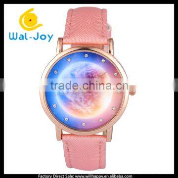 WJ-5462 Beautiful EARTH Face Wholesale Cheap Fancy Quartz Watch for Women photo-5