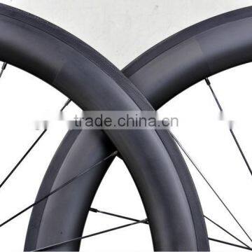 New Arrival Carbon Bicycle Clincher RimCarbon Aero Road Bike 60C Clincher Wheelset 60mm Clincher 60mm Stiffness Road Racing photo-6