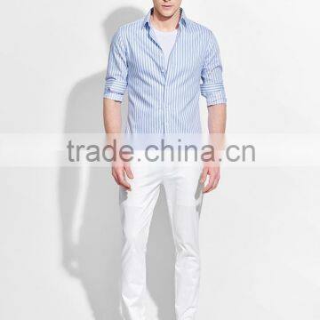 Men's Fashion Casual Stripe cotton Shirts