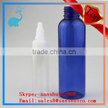 HOT cosmetic plastic bottle, pet bottle with twist cap