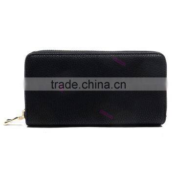 Woman Leather Wallet Brown Classic Elegant Style Plain Color Double Zipper PU Leather Fashion Women Leather Wallet photo-6