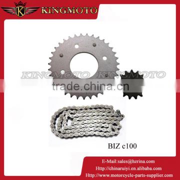 Motorcycle chain and sprocket kits, small transmission reverse, motorcycle parts