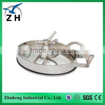 High quality food grade fuel tanker stainless steel manhole cover