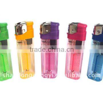 80mm refillable electronic lighter with color head