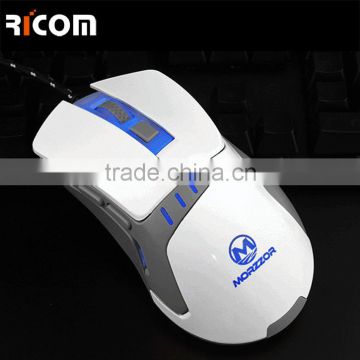 Adjustable DPI computer mouse, optical 6D USB gaming mouse with multicolor breath LED light---GM05--Shenzhen Ricom