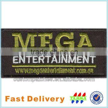 Woven Tags/ Custom Letters Woven Labels for Hats Quality Choice