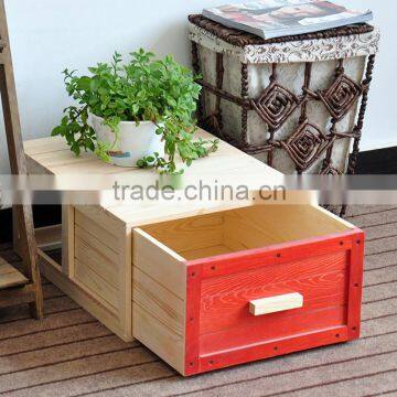 wholesale cheap wood storage box for furite vegetables