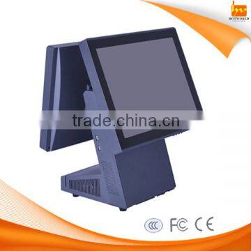 High quality cheap double screen all in one desktop POS systems POS device