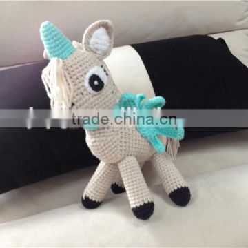 handmade stuffed unicorn soft toy