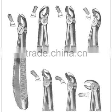 Dental Extraction Forceps English Pattern Upper Laterals Dental Instruments