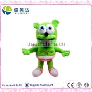 Plush Soft Bear Green Sound OEM Plush Gummy Bear