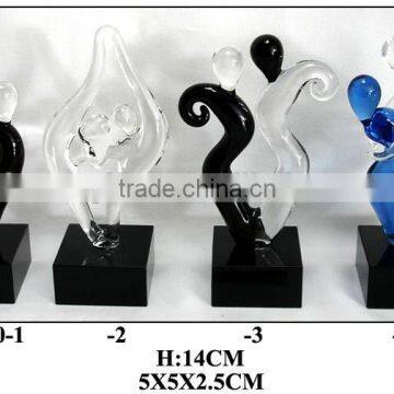 glass figures decoration