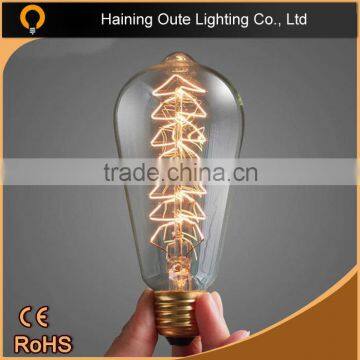 Wholesale Price Retro Vintage Edison Bulb Light E27 Incandescent Bulb A19 (PS60) Filament Bulb Edison Lamp Home Decor Lights photo-5