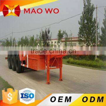 Widely use 3 axles 40ft container semi trailer with semi-trailer kingpin