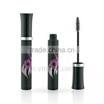 Classic hot stamping round Design Black Cosmetic Mascara Tube