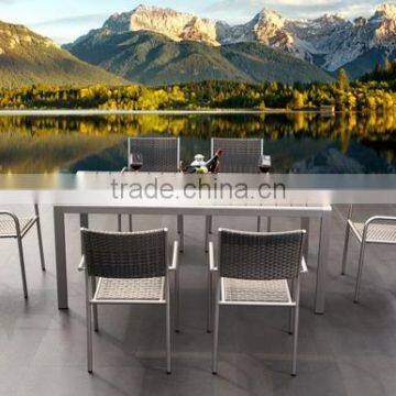 Lesley Top Outdoor Furniture Wearable WPC Garden Furniture Poly Wood Table and Chair                        
                                                Quality Choice