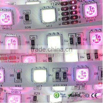 color changeable 60leds/m 72leds/m waterproof IP65 SMD 5050 RGB+CW flex Led strip