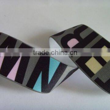 Colorful elastic webbing tape