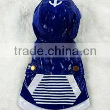 pet raincoat/dog raincoat,sailor raincoat