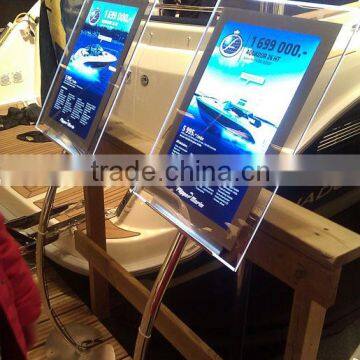 LED acrylic frame LED poster stand