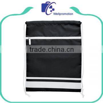 Polyester Draw String Bag String Backpack Promotional Bags For Shopping photo-5