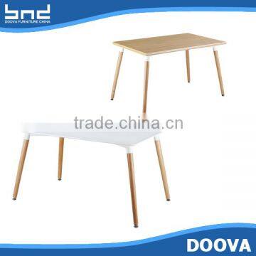 MDF wood dining table for home dinner