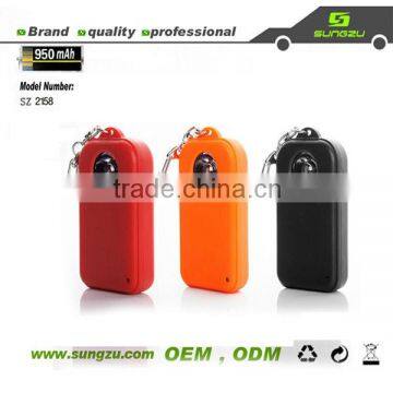 Sungzu portable battery pack 950MAH with keychain