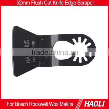 52mm quick change flexible scraper for removing soft carpet adhesive residues suitable the oscillating multi too,bst sellingl