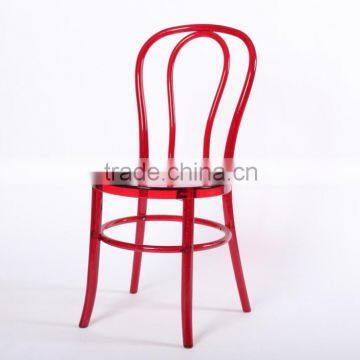 PC Material Resin Thonet Chair for Wedding/party