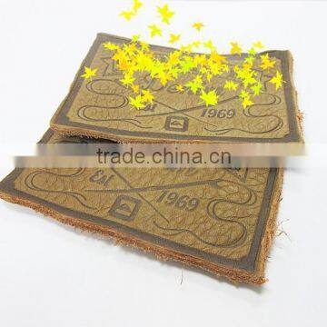 Die Cut Custom Design Fake Leather Patch