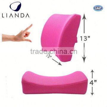 office chair back cushion,traditional lumbar support cushion,foam lumbar cushion