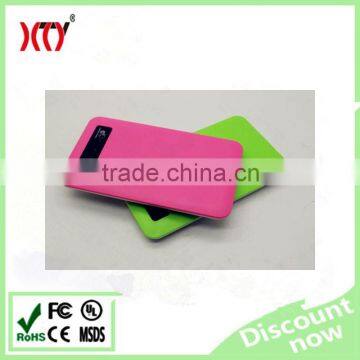 Touch screen powerbank 5000mah ultra thin power bank lipo battery good for gift